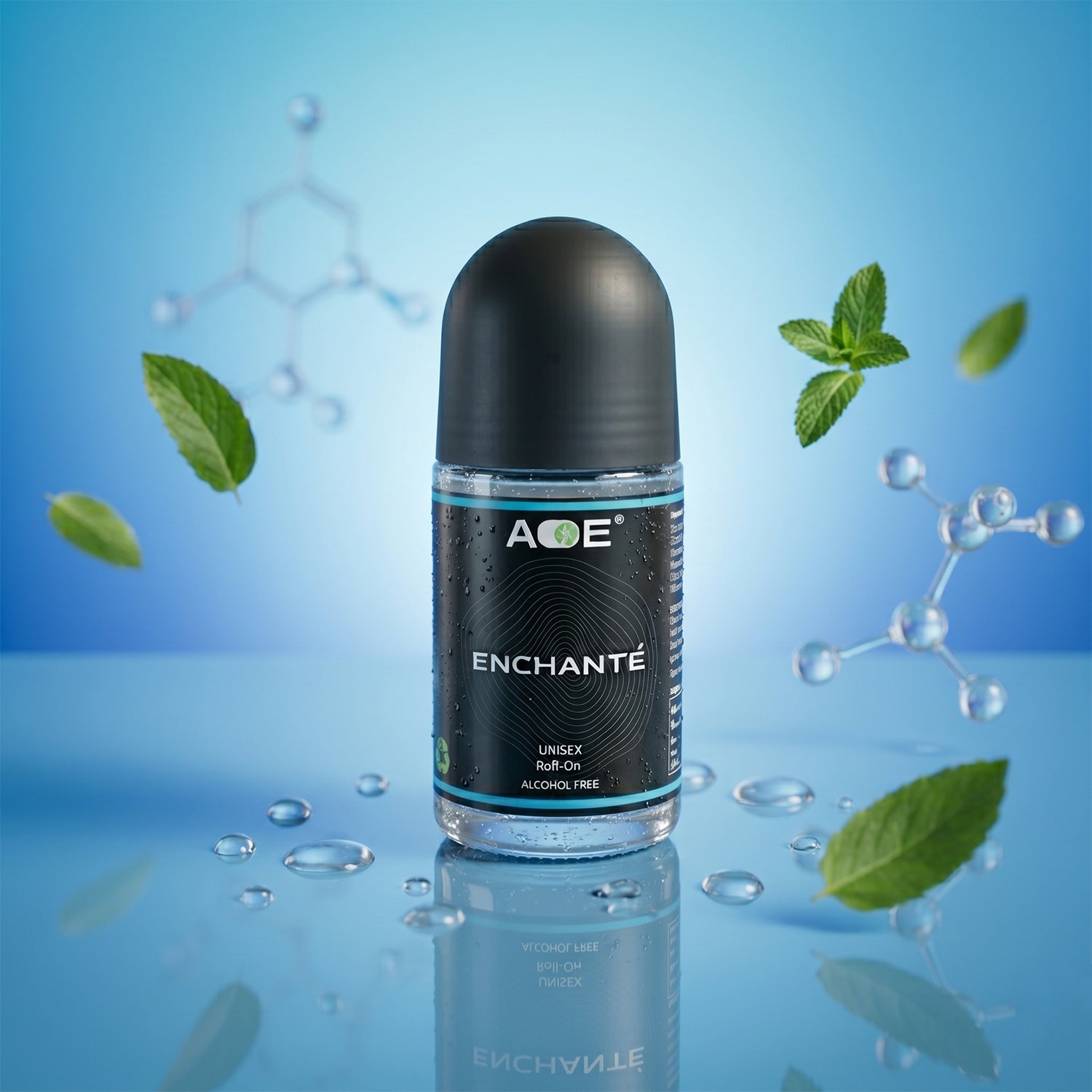 Aoe Premium Long Lasting Unisex Roll-on Deodorant Body Fragrance (1 Pc 50 Ml  Blue)