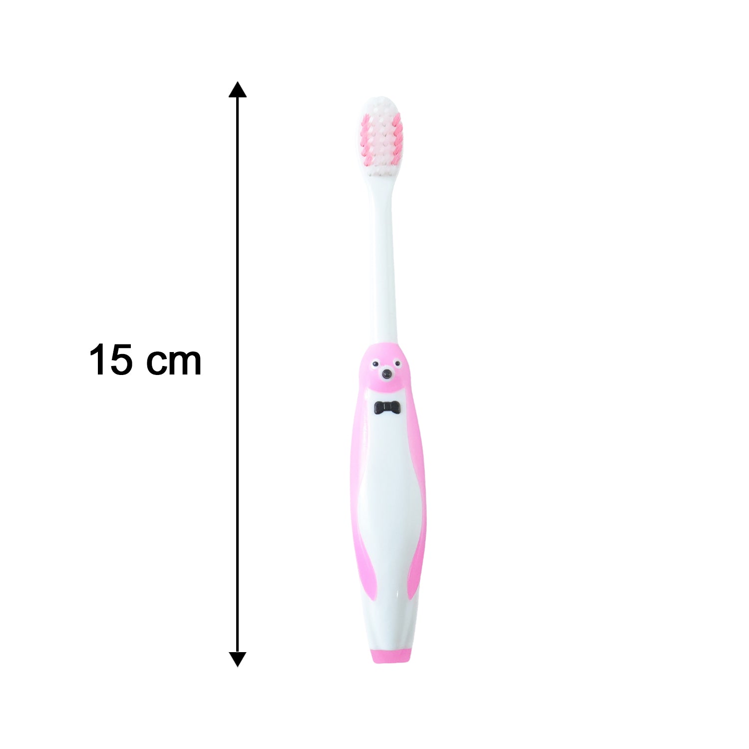 Kids cartoon toothbrush set with airplane toy by Wukusy, featuring two colorful toothbrushes with playful airplane designs.