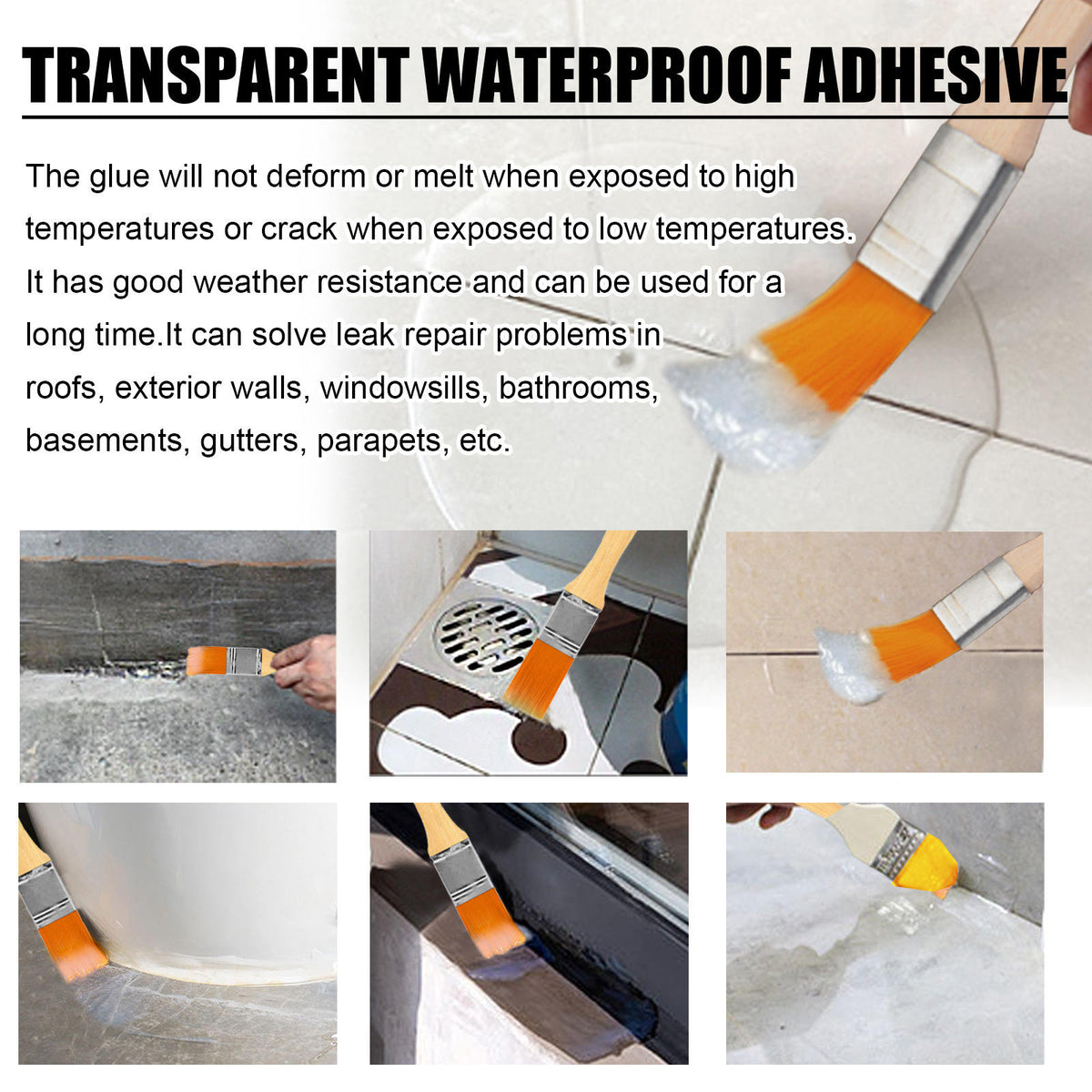 Dropdash Invisible Waterproof Glue for seamless, durable bonding in new arrivals collection, suitable for various surfaces.