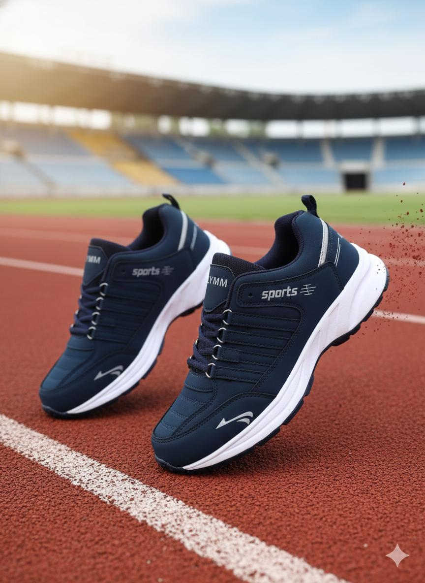 Men's Drpshippr sports shoes for training and gym, featuring water-resistant design perfect for monsoon workouts.