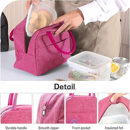 Lunch Bags for Office Women, Men, Kids Insulated Travel Box