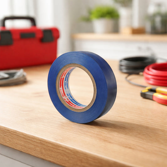 Wukusy electrical insulation tape roll for wire protection, 1562 mm, black adhesive tape for electrical wiring insulation.