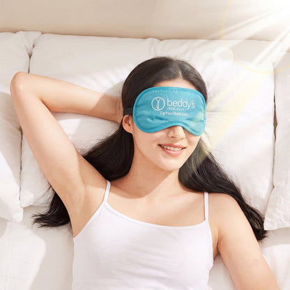Soft Sleep Eye Mask Light Blocking Padded Eye Cover With Elastic Strap (1 Pc)