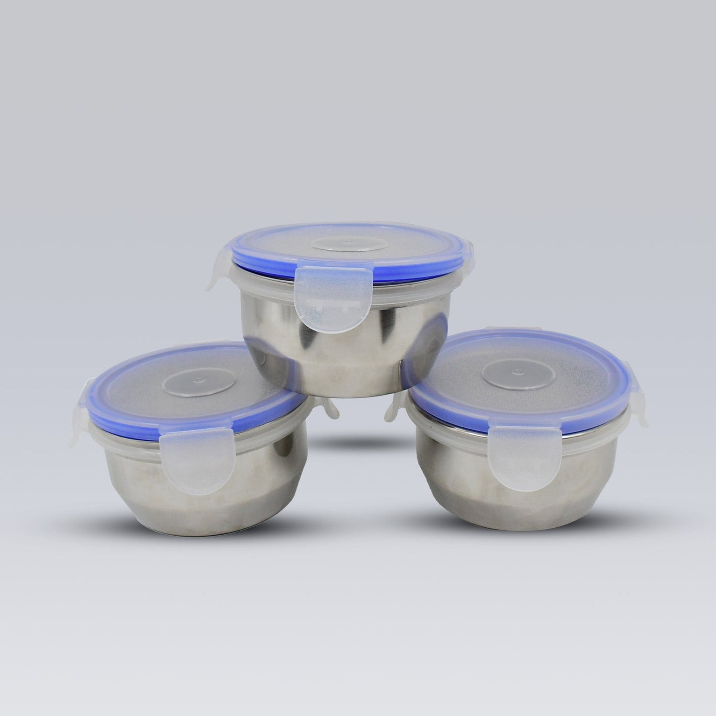 Airtight  Leak Proof Stainless Steel Container Multi Compartment Lunch Box Carry To All Type Lunch In Lunch Box  Premium Quality Lunch Box Ideal For Office  School Kids  Travelling Ideal (3 Different Lunch Box)
