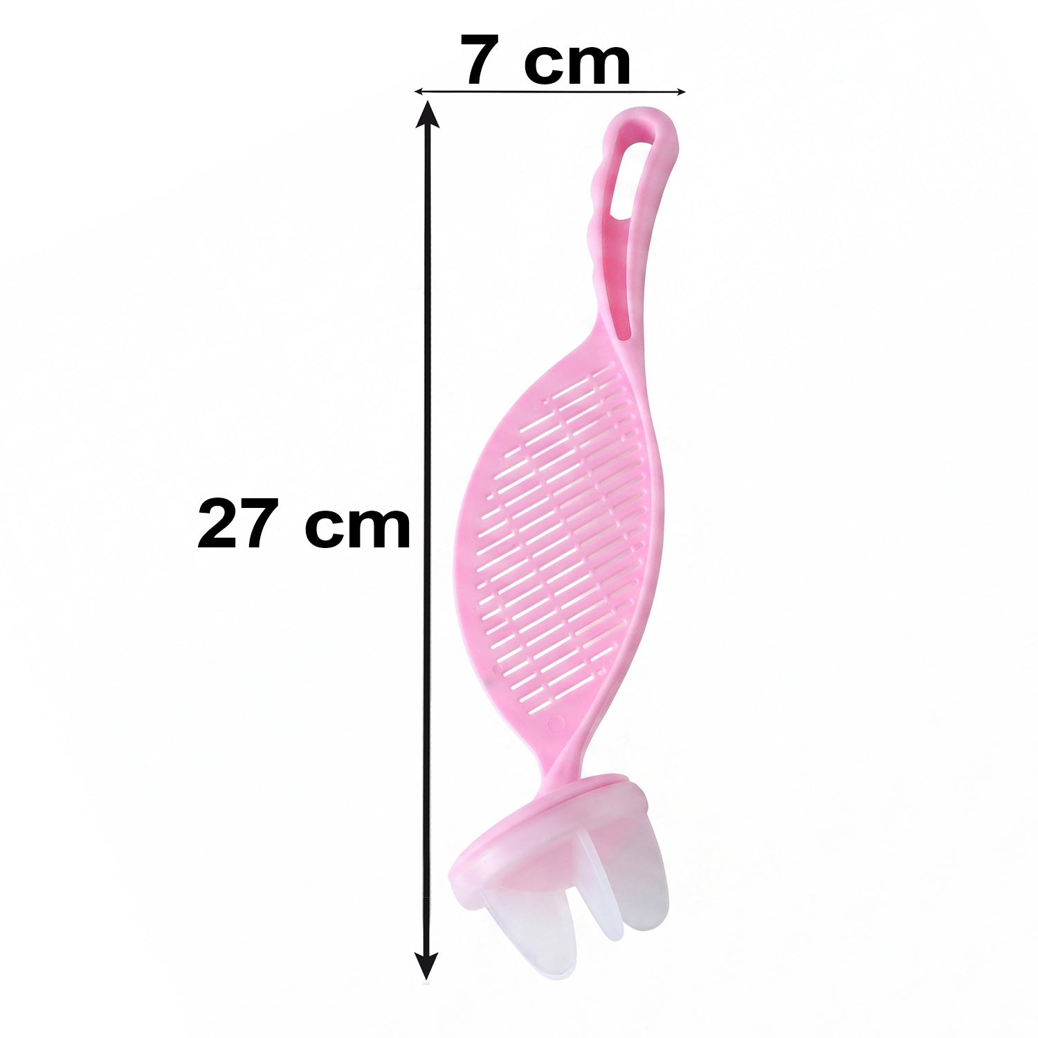 Plastic Rice Washing Strainer Spoon With Handle For Kitchen Draining Tool (1 Pc)