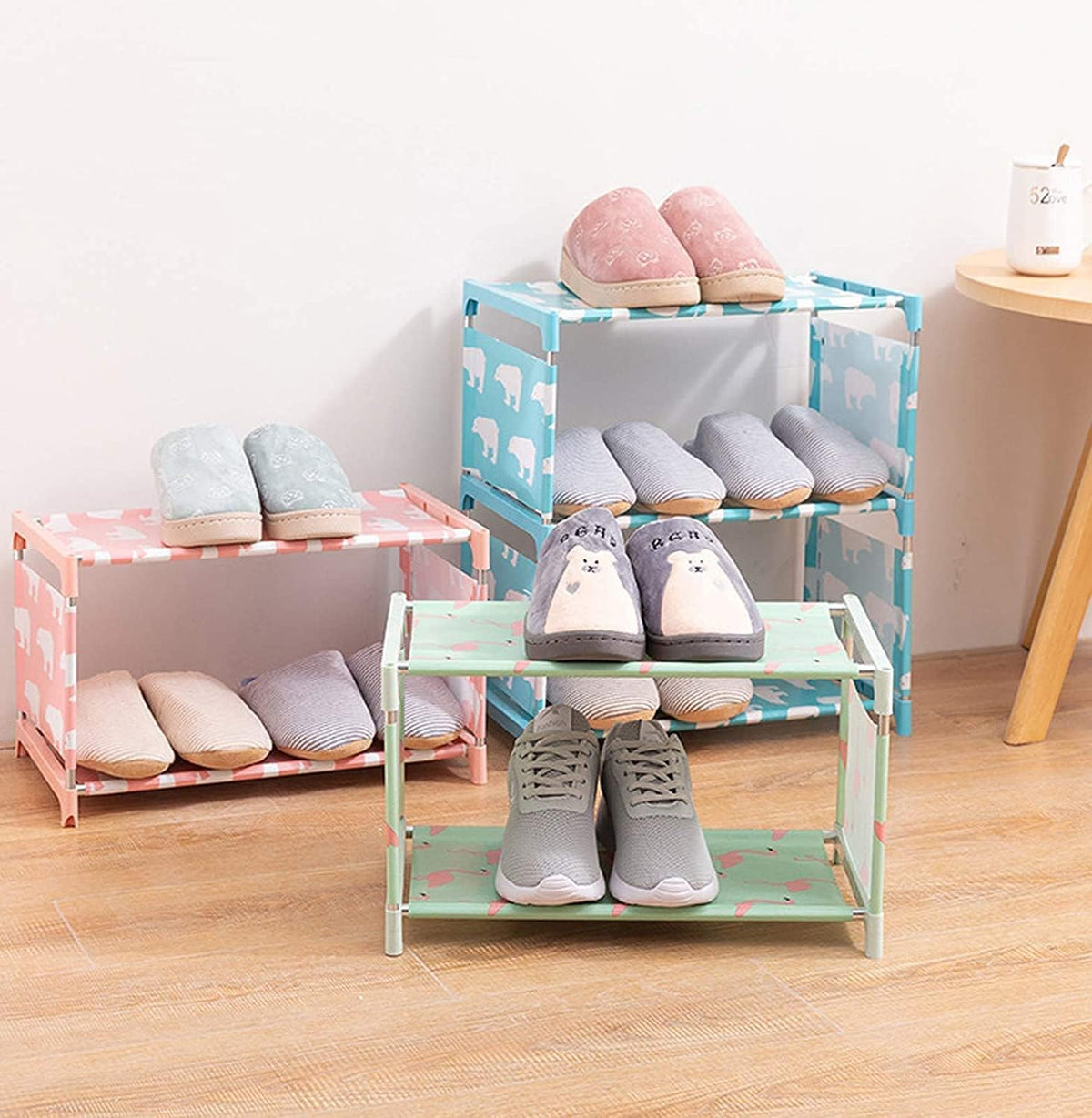 3 Layer Home Shoes Rack Stand Wall Bench Rack