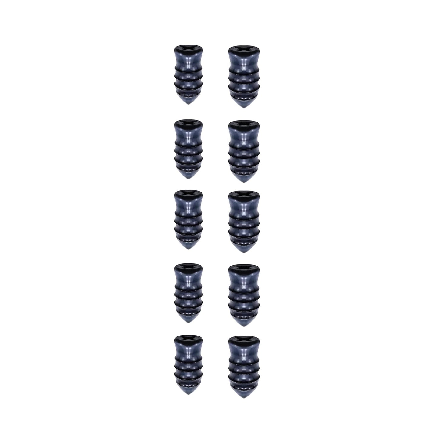 Set of 10 pink Wukusy tire repair rubber nails for car puncture repairs, shown arranged on a neutral background.