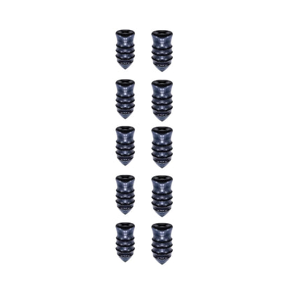 Set of 10 pink Wukusy tire repair rubber nails for car puncture repairs, shown arranged on a neutral background.