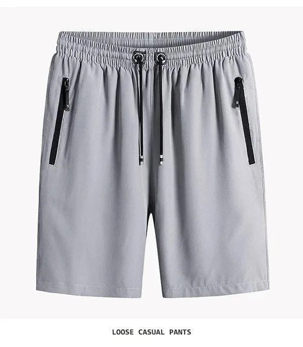 Set of four men's stretchable cotton shorts from 34751, featuring comfortable casual design and versatile style in various colors.