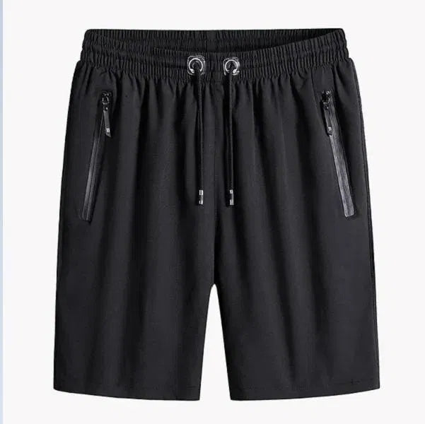 Set of four men's stretchable cotton shorts in various colors, comfortable and casual, by 34751 brand.