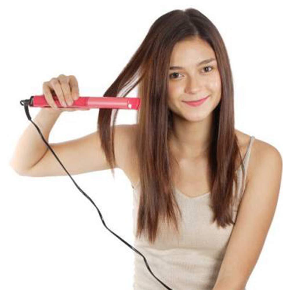 Wukusy 2-in-1 hair straightener and curler machine for women, featuring a sleek design for straightening and curling hair.