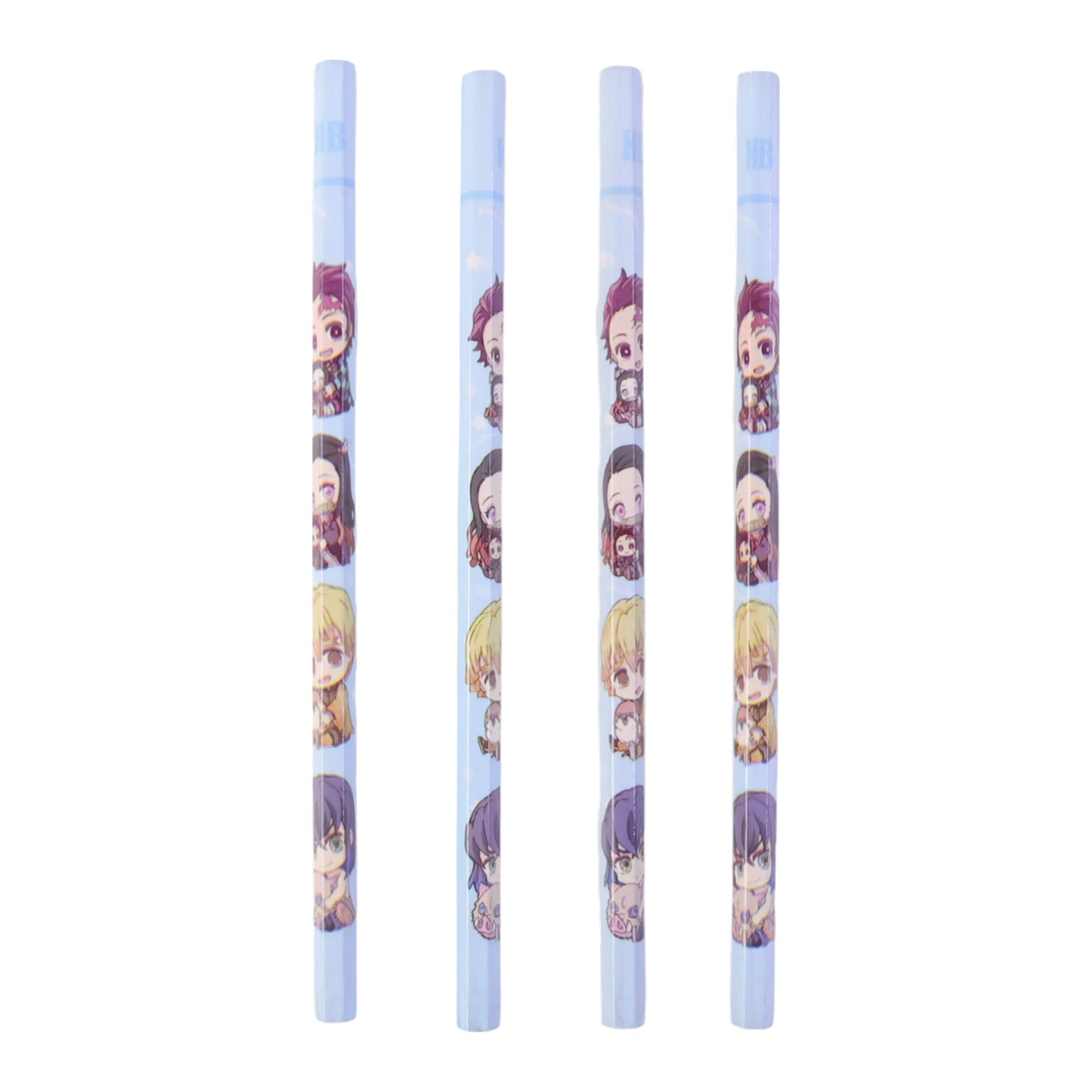 Cartoon Printed Pencil Set For Kids  Cute School Writing Pencils (4 Pc)