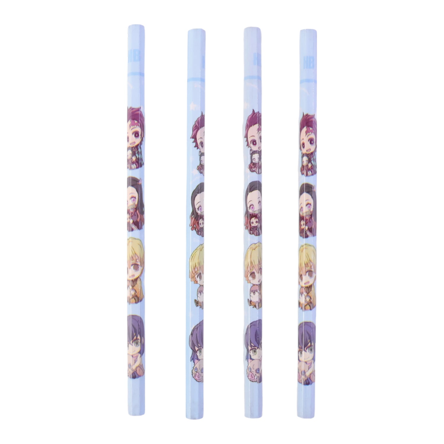 Cartoon Printed Pencil Set For Kids  Cute School Writing Pencils (4 Pc)