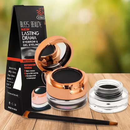 Beauty Waterproof Eyebrow & Gel Eyeliner – 2-in-1 Set