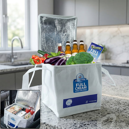 Insulated Thermal Lunch Bag (1 Pc 23x20 Cm)