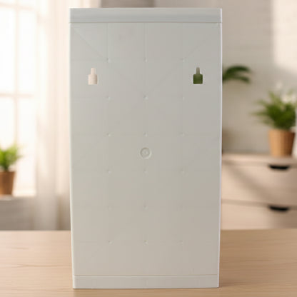 Wall Mounted Rotating Bathroom Mirror Cabinet (1 Pc 22x42 Cm)