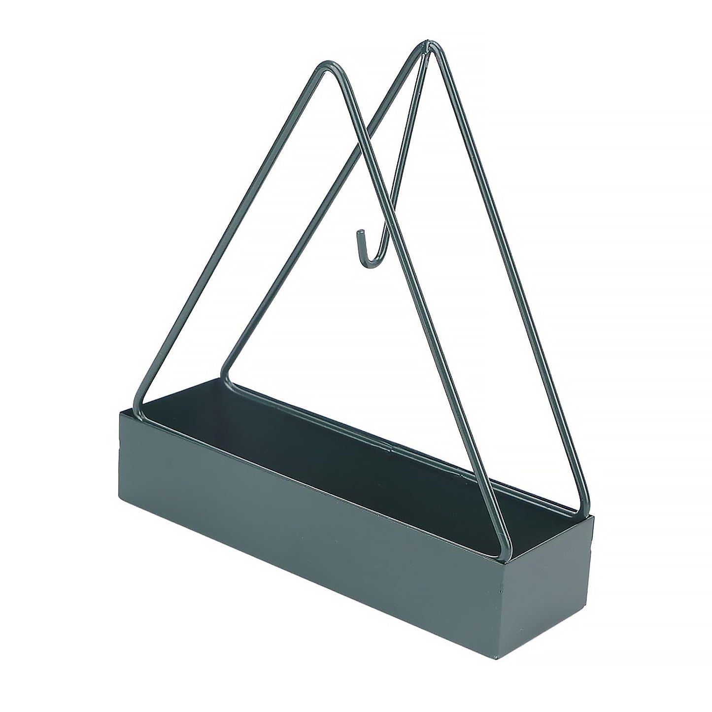 Wukusy triangular iron mosquito coil holder with hanging hook, outdoor mosquito repellent incense holder, stylish and durable design