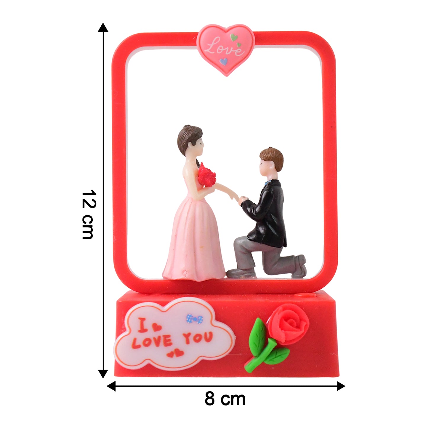 Romantic Led Love Couple Decorative Night Lamp Showpiece (1 Pc)