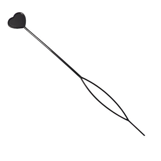 Set of two heart-shaped hairpins from Wukusy, decorative hair accessories for styling and hair decoration.