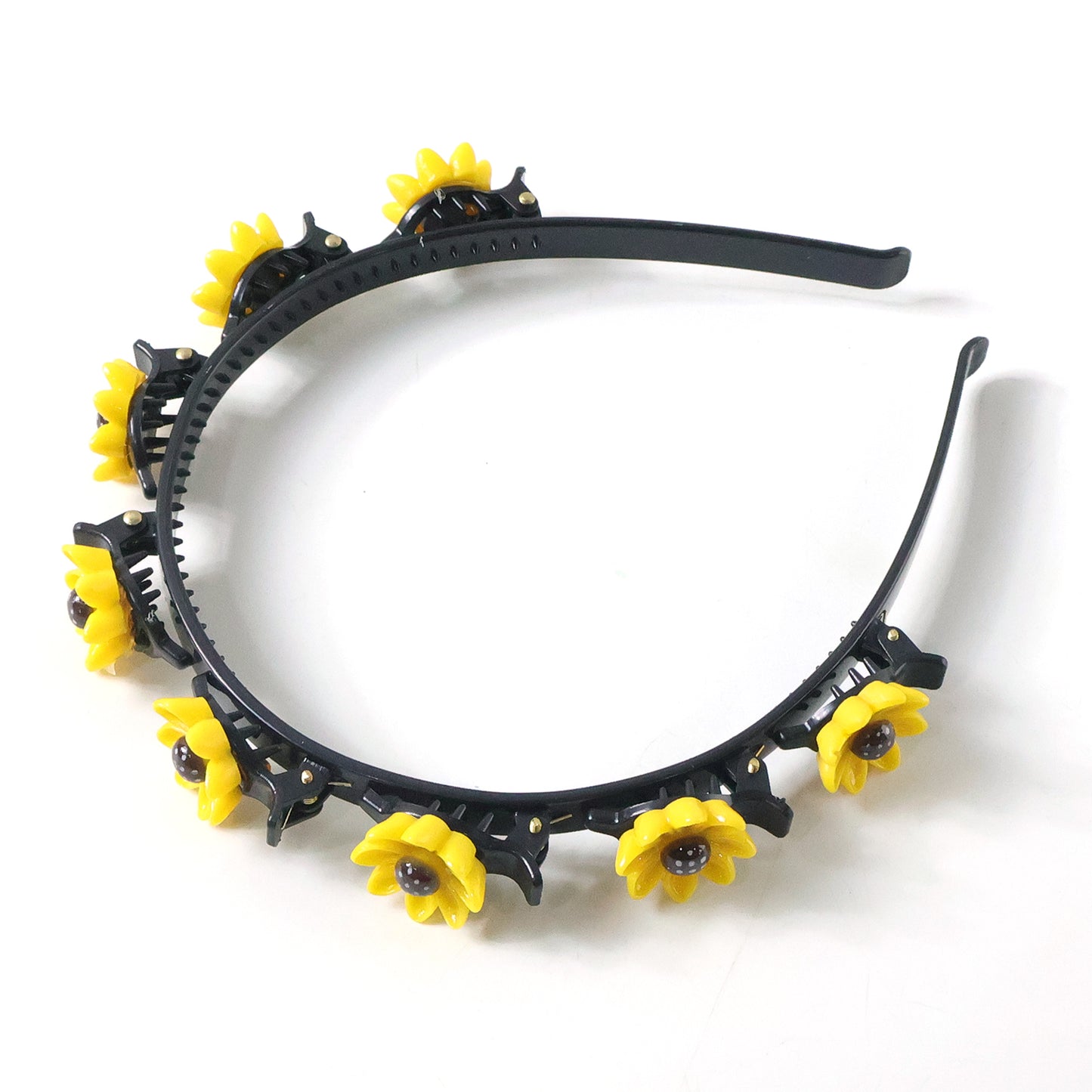 Sunflower Design Floral Clip Hair Band 1 Pc