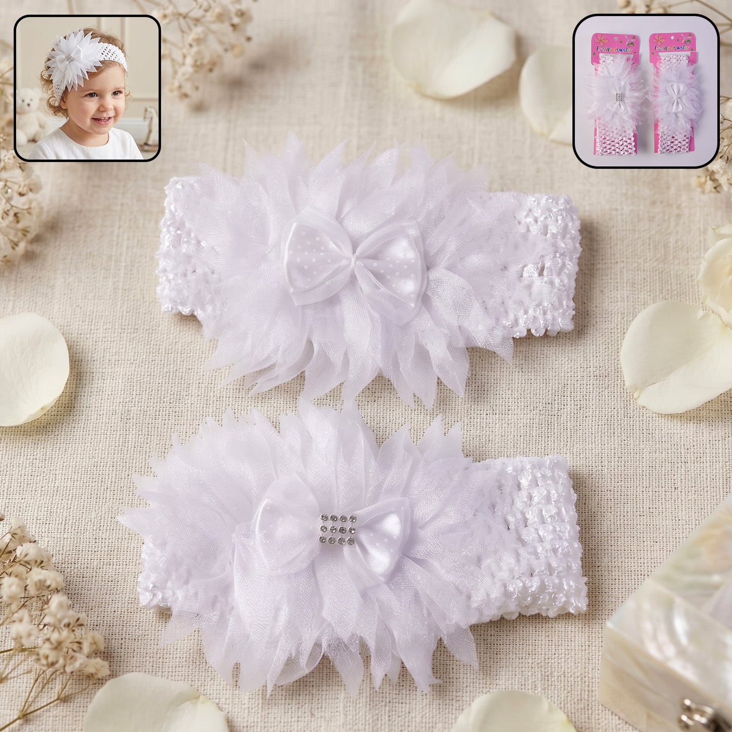 Premium Elastic Soft Hair Headband (1 Pc Mix Design)