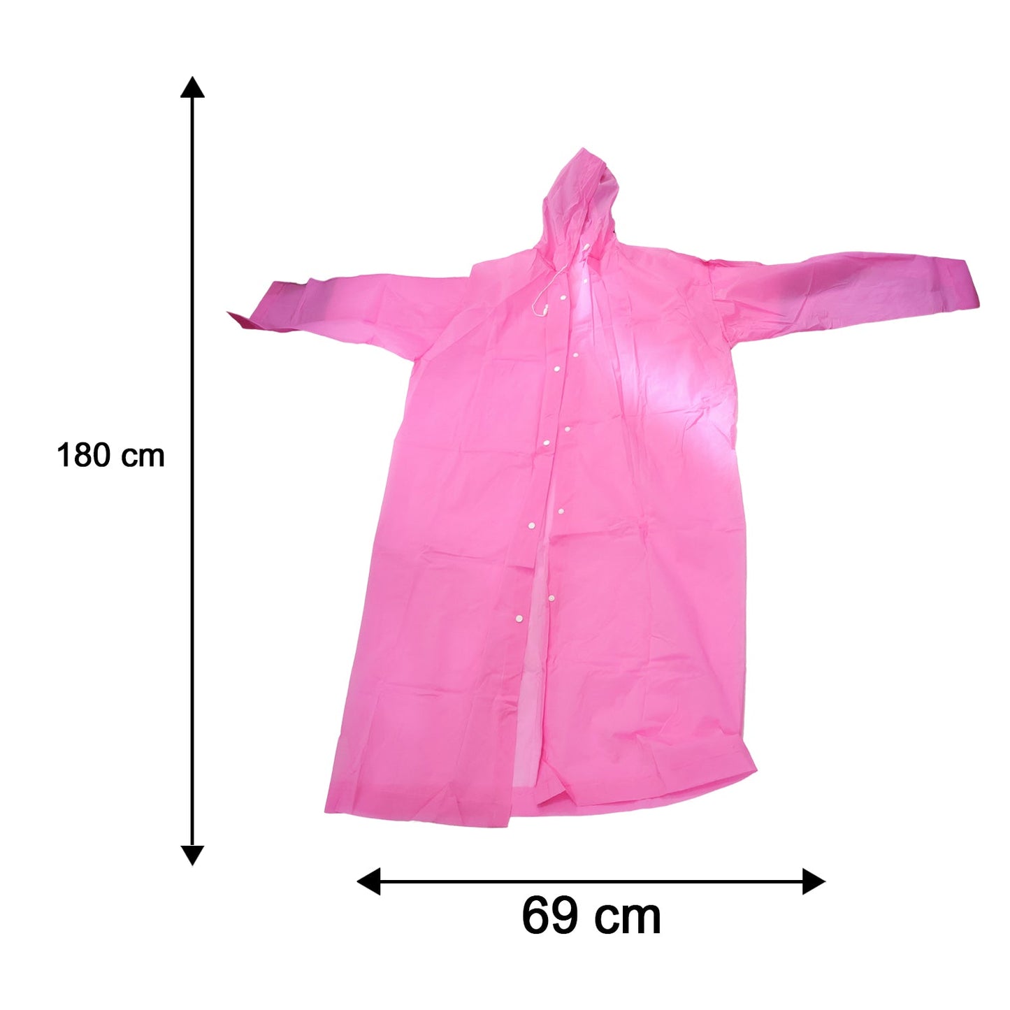 Eva Hooded Long Rain Coat  Monsoon Wear For Men  Women