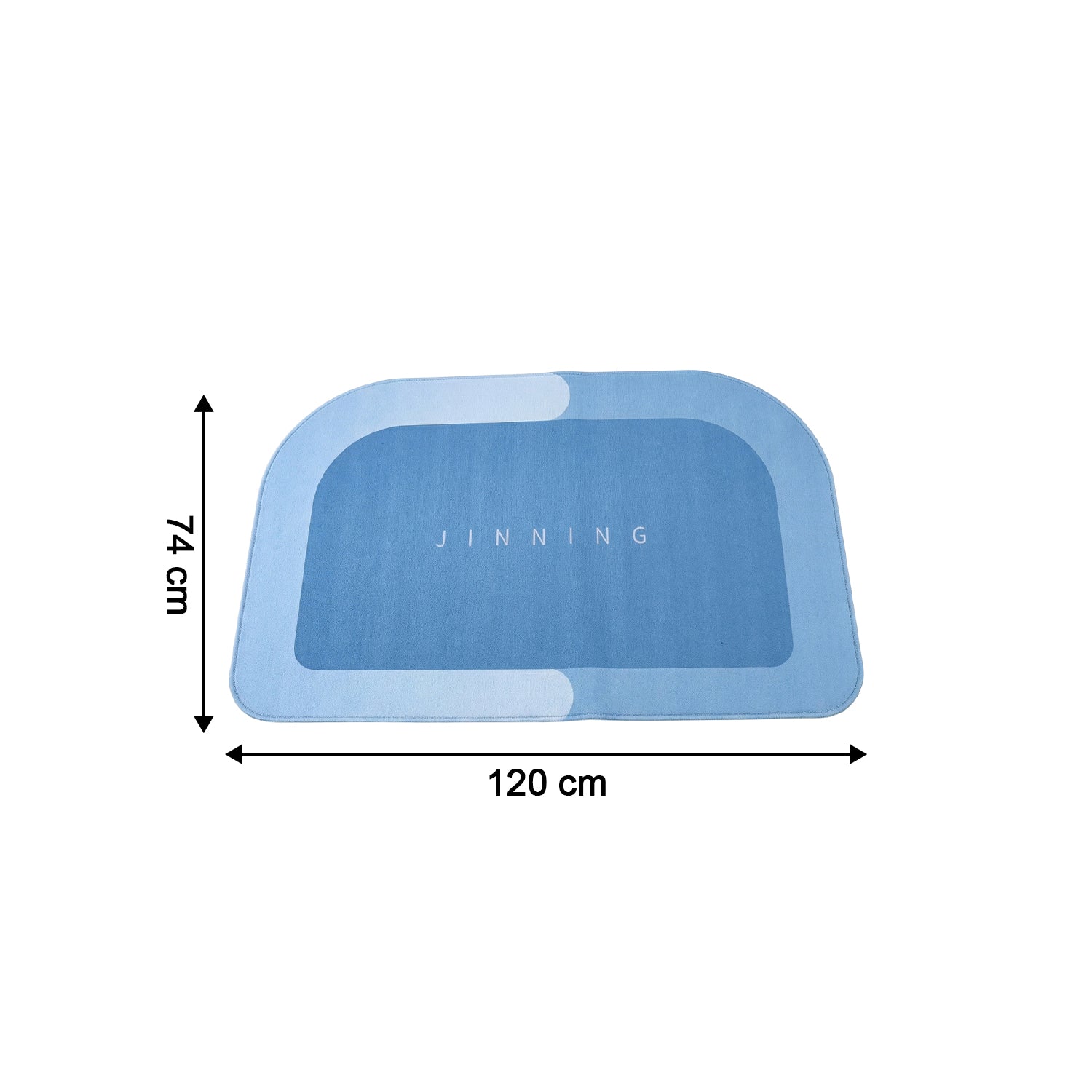 Super Absorbent Water Soaking Bathroom Floor Mat (1 Pc 120x74 Cm)