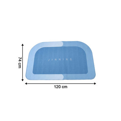 Super Absorbent Water Soaking Bathroom Floor Mat (1 Pc 120x74 Cm)