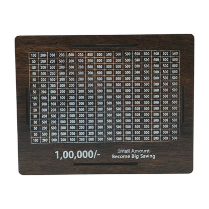 Wooden Big Piggy Bank Money Saving Box (1 Pc)