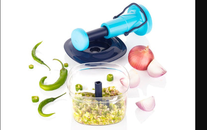 Manual Push Chopper 6 Stainless Steel Blades