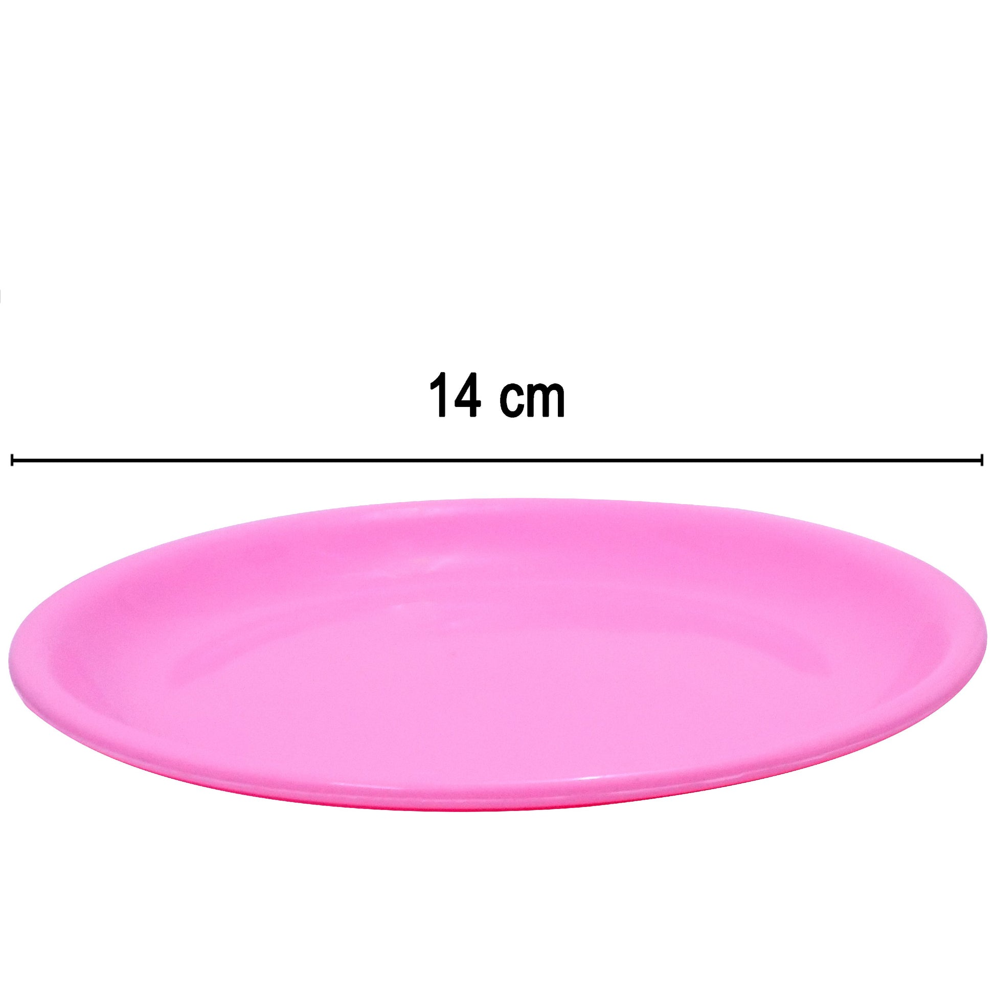 Set of six Wukusy 2185 round mini soup plates with smooth edges, ideal for serving small portions or appetizers.
