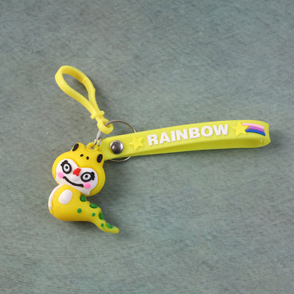 Cute Cartoon Dinosaur Keychain (1 Pc)
