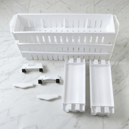Prexo Multipurpose 3 Layer Kitchen Storage Rack Organizer
