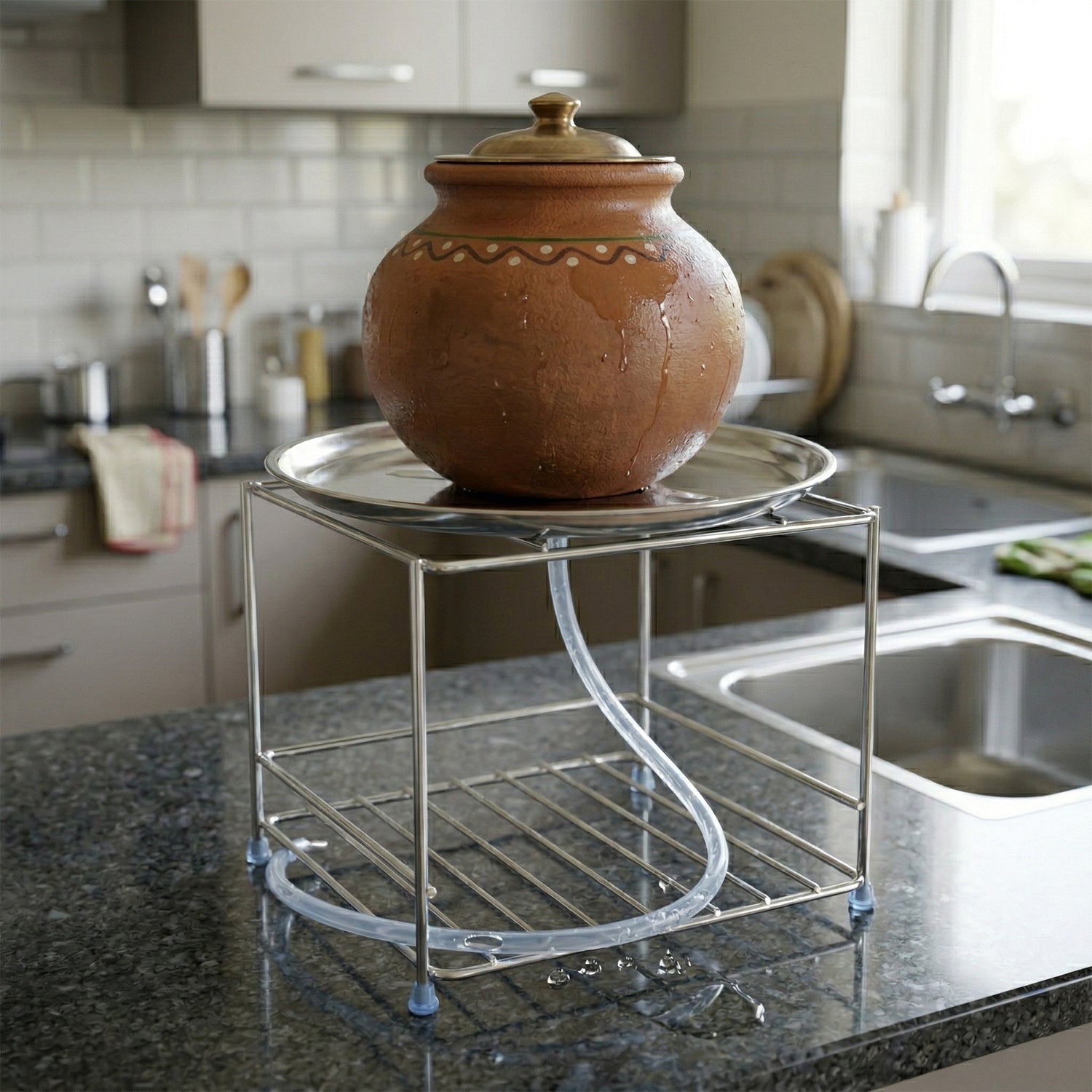 Heavy Duty Stainless Steel Multipurpose Utensils Stand 1 Pc