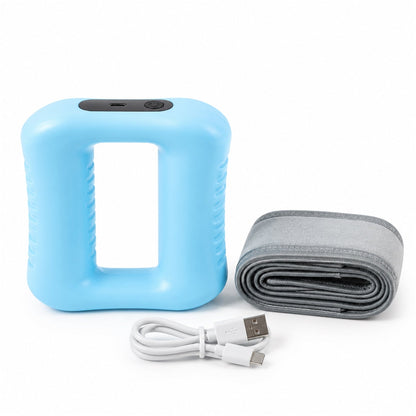 Electric Ring Massager With Soft Adjustable Strap And Usb Cable For Relaxation