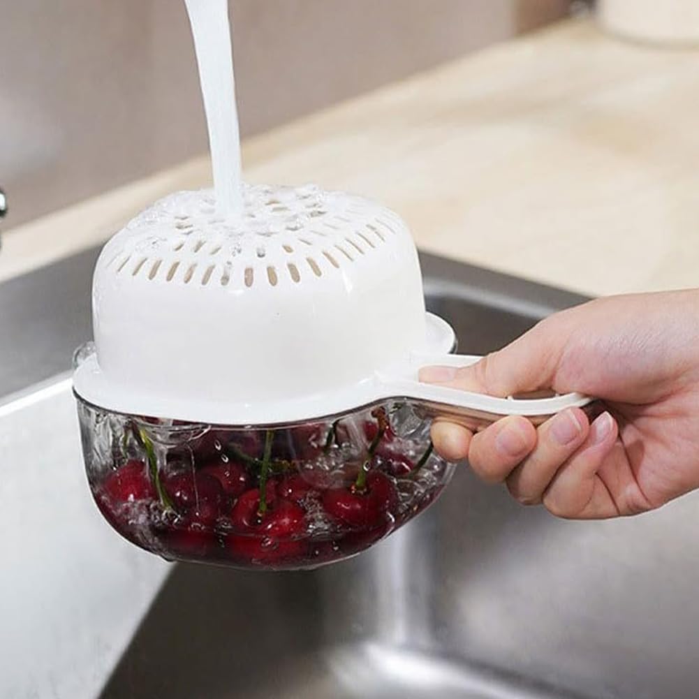 Vegetable & Fruit Washing Bowl with Handle