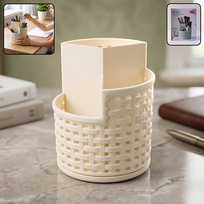 Wukusy Apex Orbit revolving holder with 360-degree rotating organizer stand for easy access to small items.