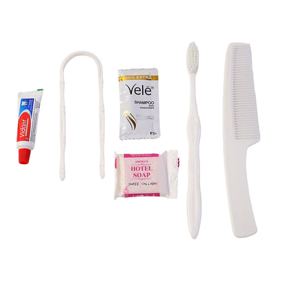 6 In 1 Hotel Guest Toiletry Combo Kit