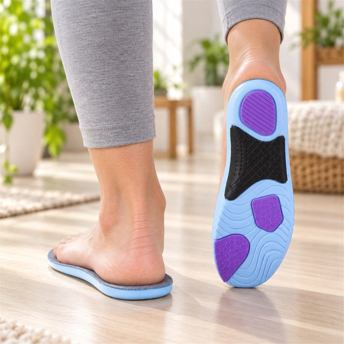 Cushioned Arch Support Shoe Insoles (1 Pair Size 4142)