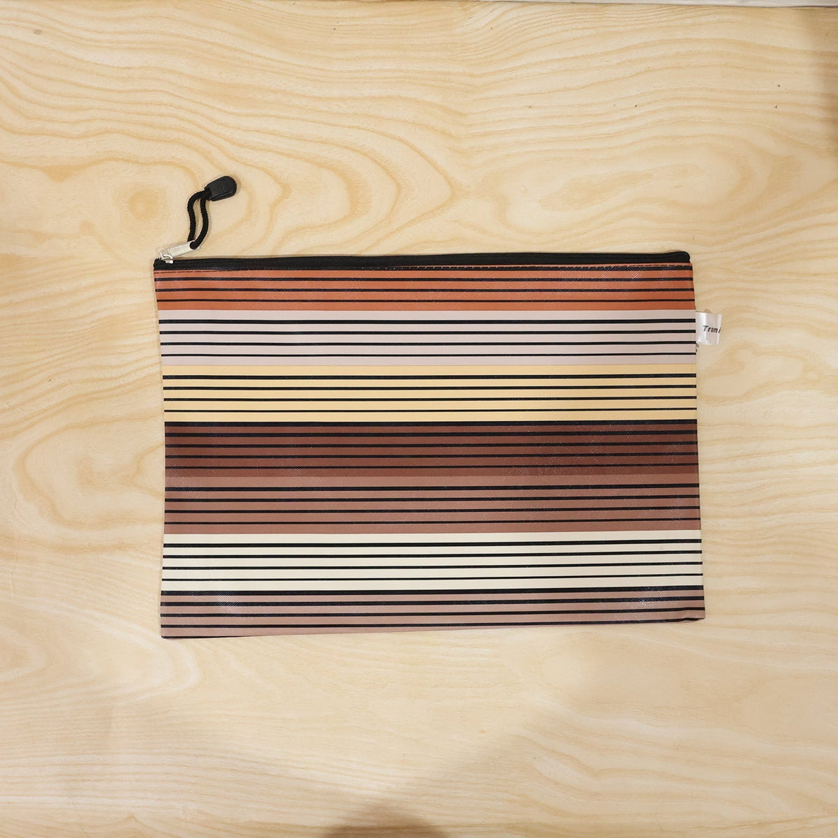 Zipper Document Pouch  Waterproof A4 File Organizer For Office  School