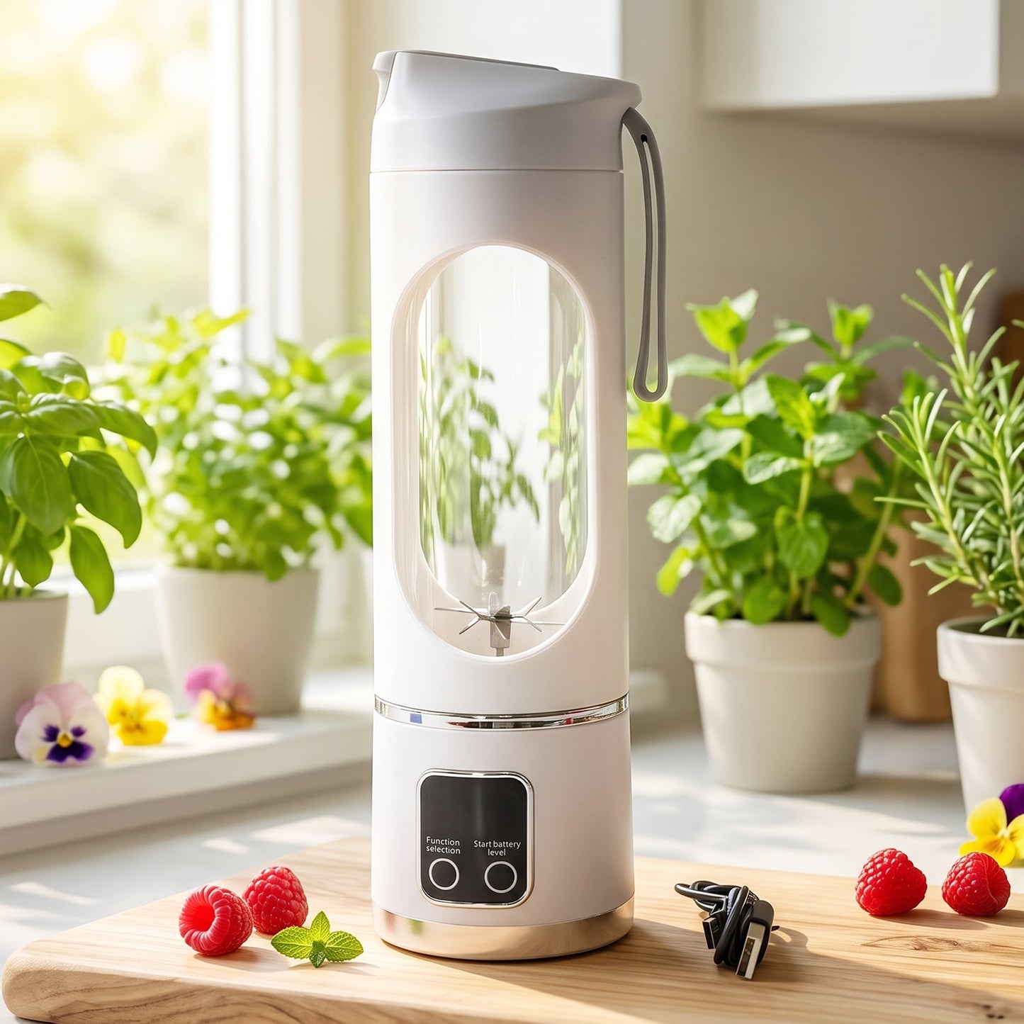 Portable Usb Rechargeable Juicing Cup Blender For Smoothies Shakes And Travel