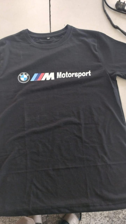 Men's Round Neck Motorsport Print T-Shirt