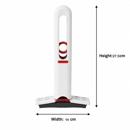 Wukusy handheld mini cotton mop for cleaning desks and glass surfaces, featuring self-squeeze portable design.