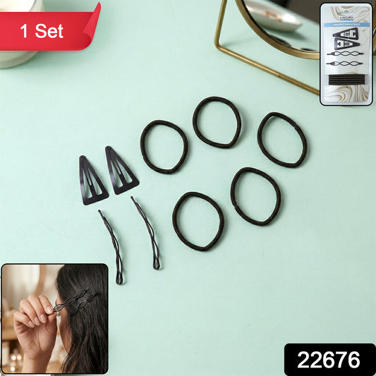 Wukusy multipurpose hair styling accessories set with hair clips, pins, and ties for versatile hairstyling options