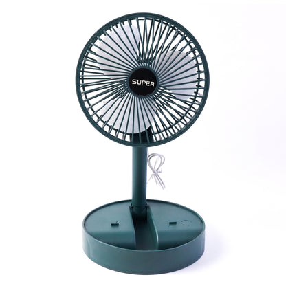 Usb Table Fan Portable Desk Cooling Fan With Adjustable Stand For Office (1 Pc)