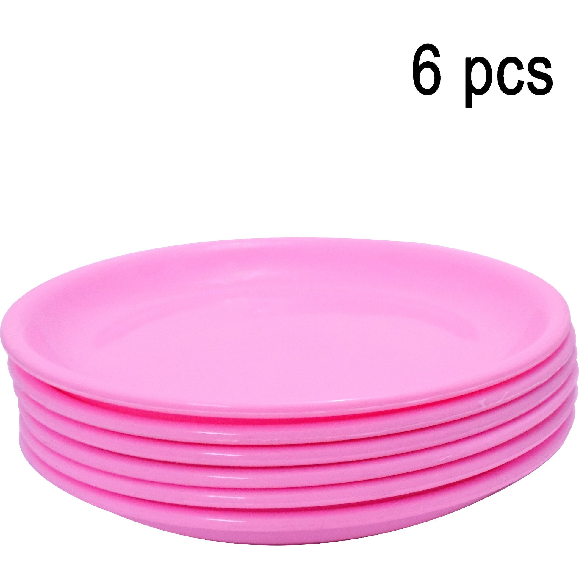 Set of 6 Wukusy round mini soup plates with smooth edges, ideal for serving small portions or appetizers.