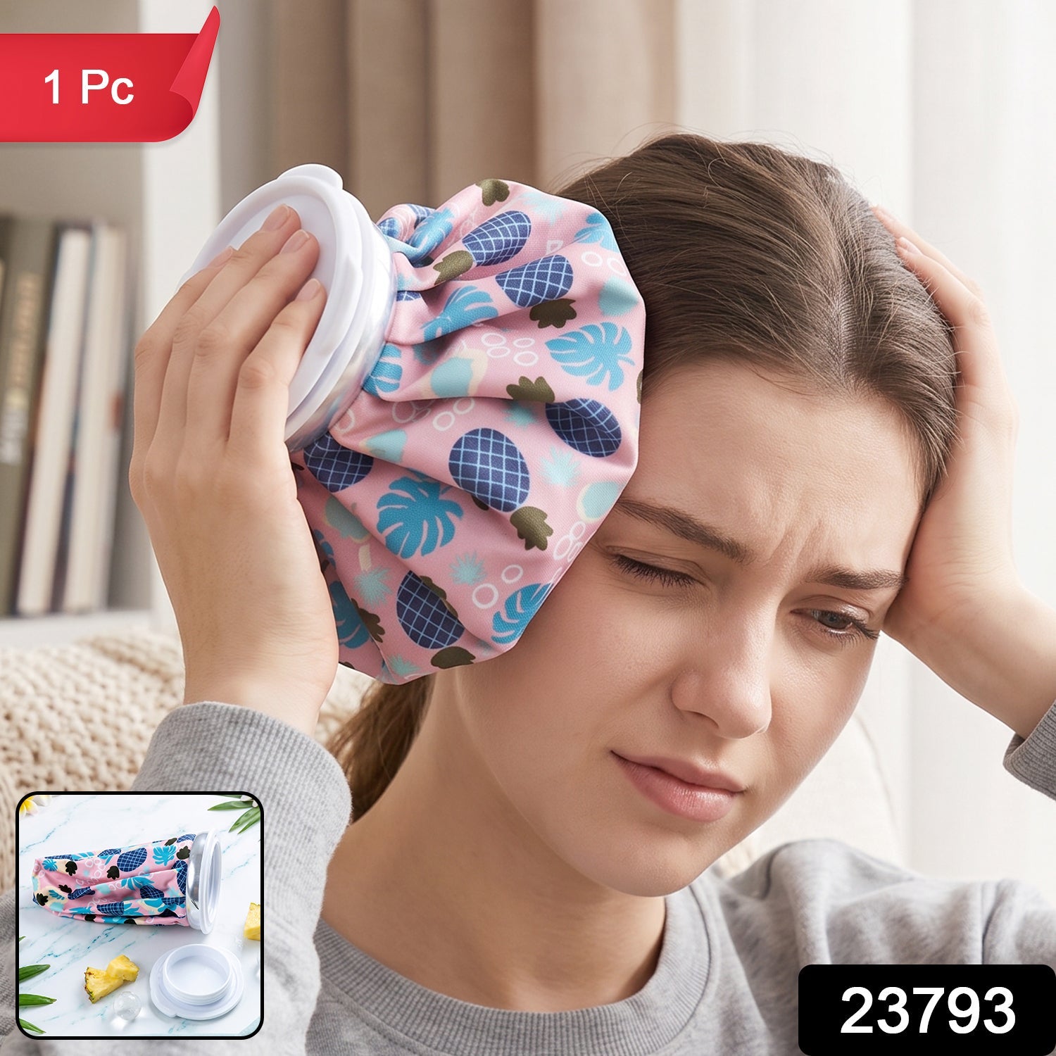 Reusable Ice Bag For Pain Relief Hot Cold Therapy Headache Fever (1 Pc)