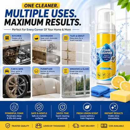Dropdash foam cleaner multipurpose stain remover for religious and spiritual items, effective for cleaning various surfaces.