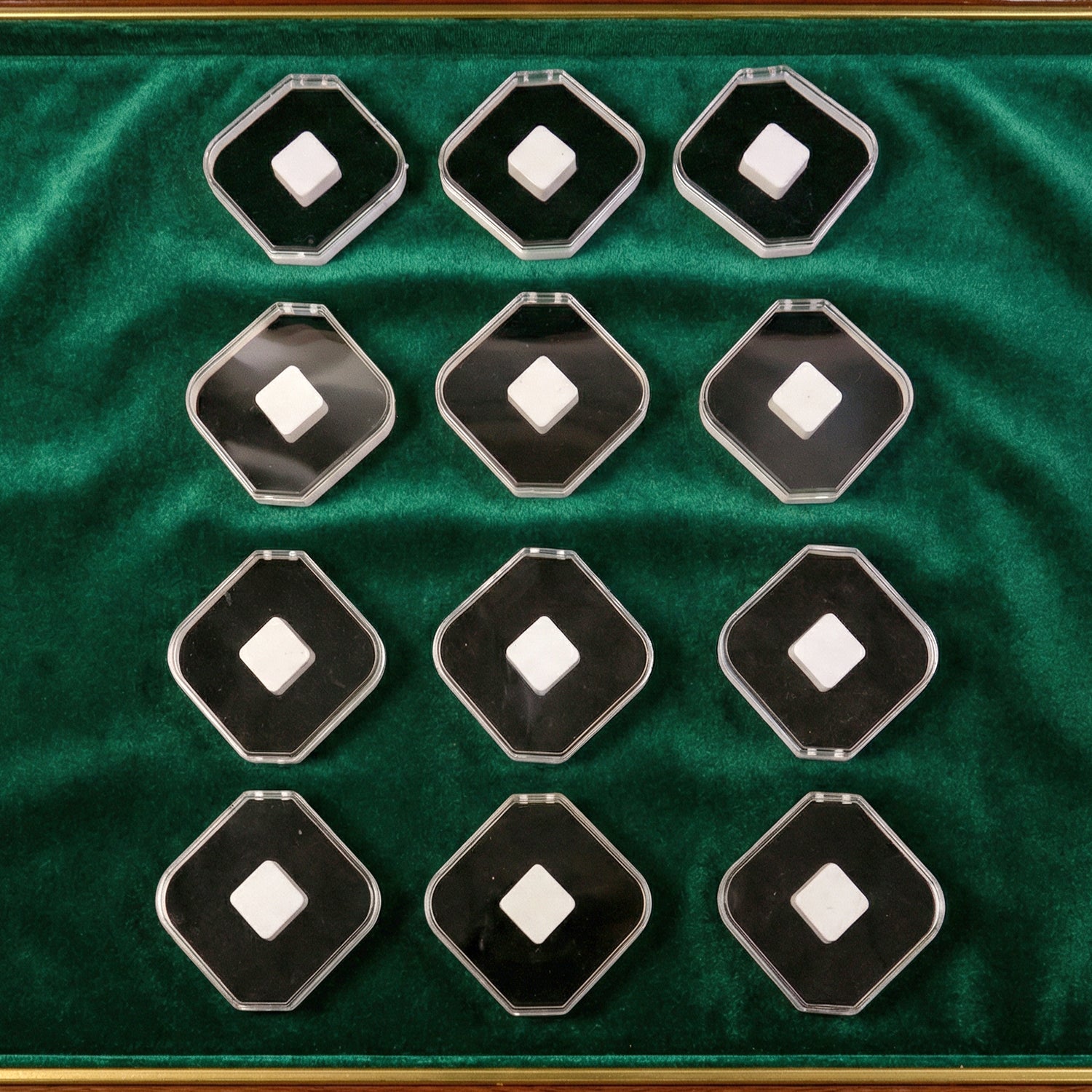 Jewellery Display Storage Box For Rings Earrings  Small Items (12 Pc)
