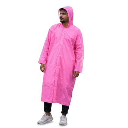 Eva Hooded Long Rain Coat  Monsoon Wear For Men  Women